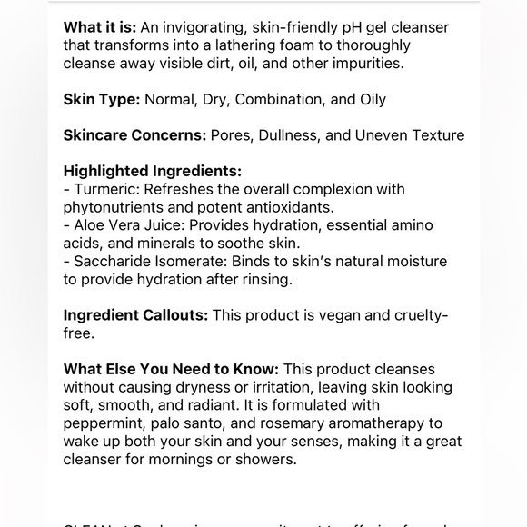 Kora Tumeric Glow Foaming Cleanser - Picture 3 of 3